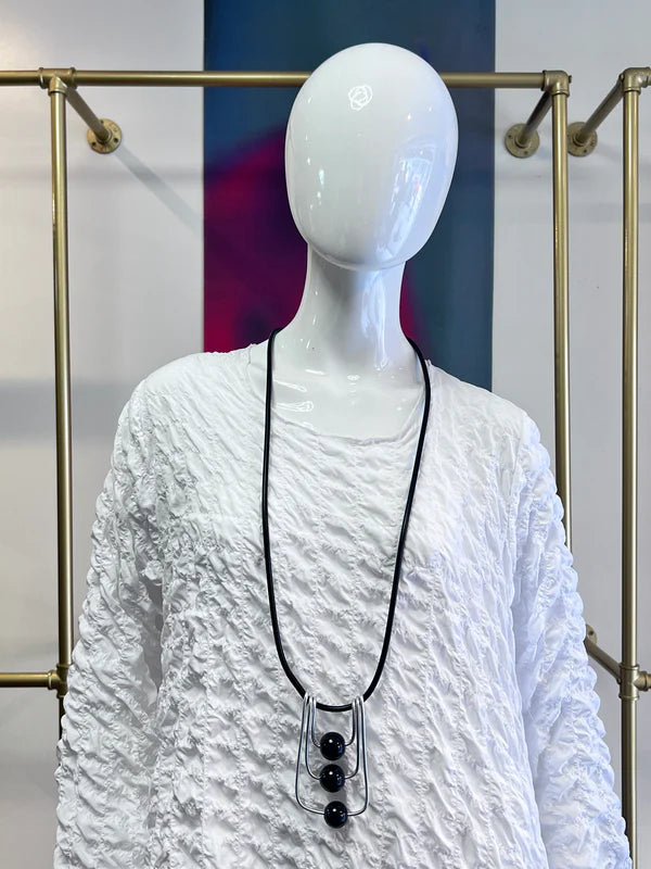 TRIPLE T DROP NECKLACE