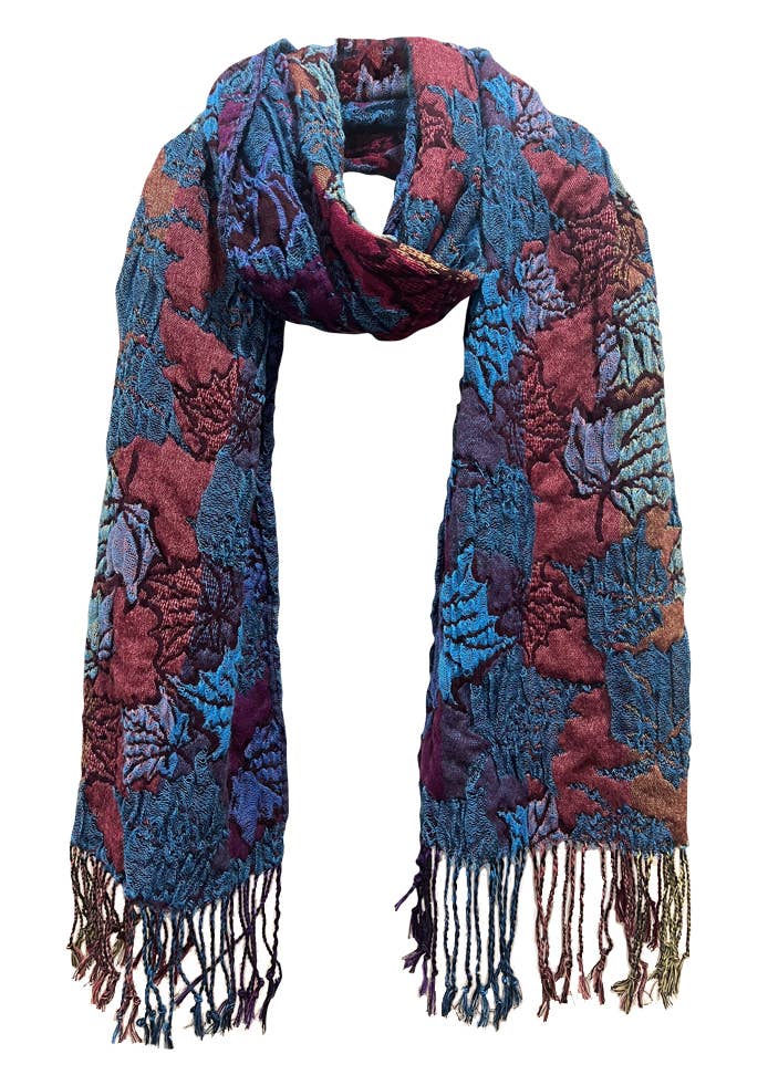 Harlem Bloom Fringe Scarf