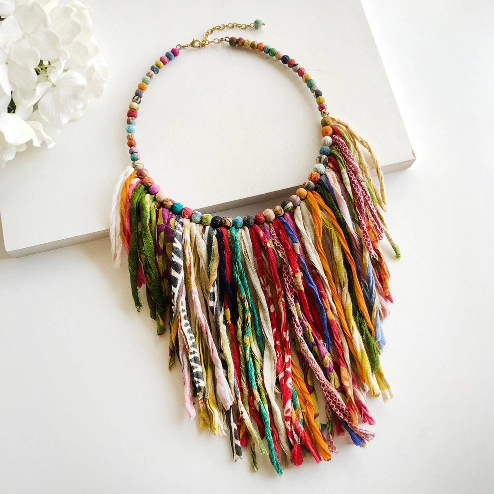 Artisan Fringe Necklace
