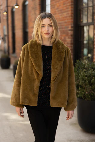 Luxe Plush Fur Coat