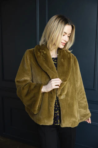 Luxe Plush Fur Coat