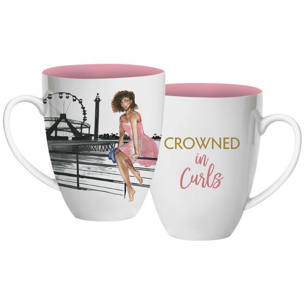 Crowned In Curls Mug