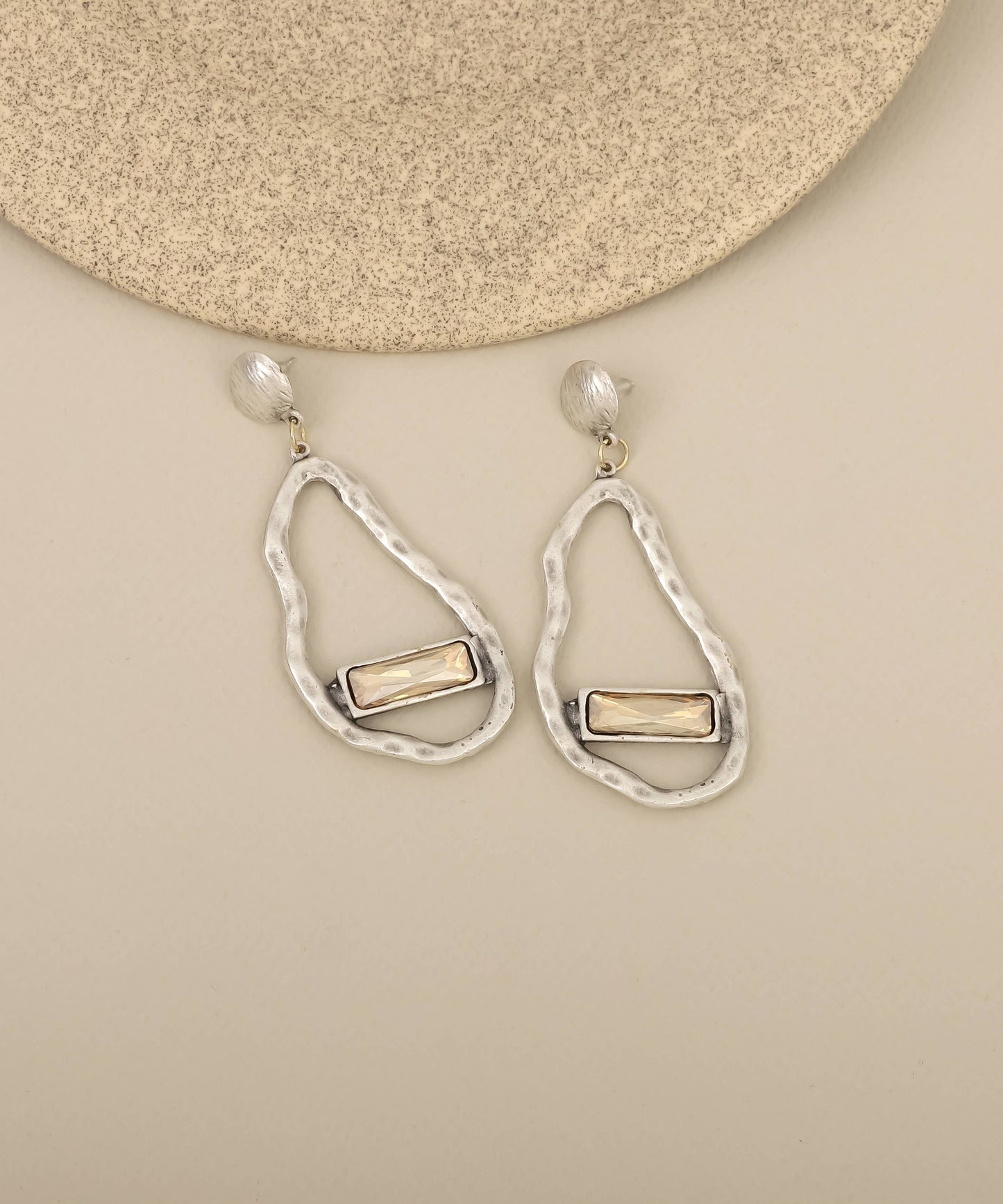 Stone Boho Earrings
