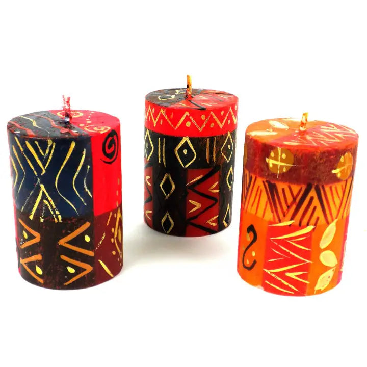 Hand-Painted Votive Candles
