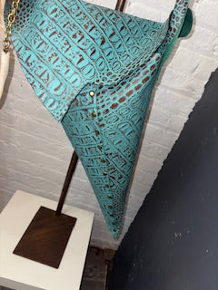Aqua Cone Handbag