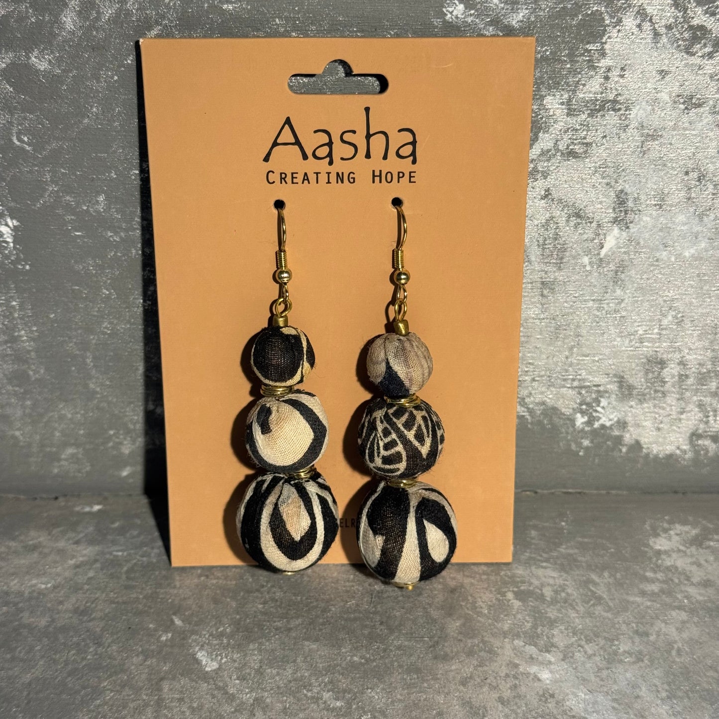 Anju Cloth Beaded Earrings