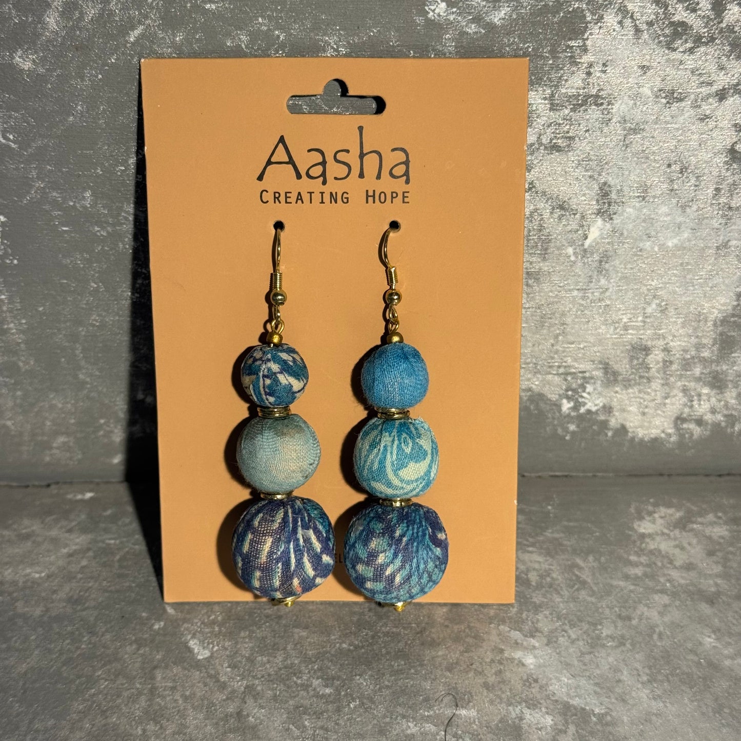 Anju Cloth Beaded Earrings