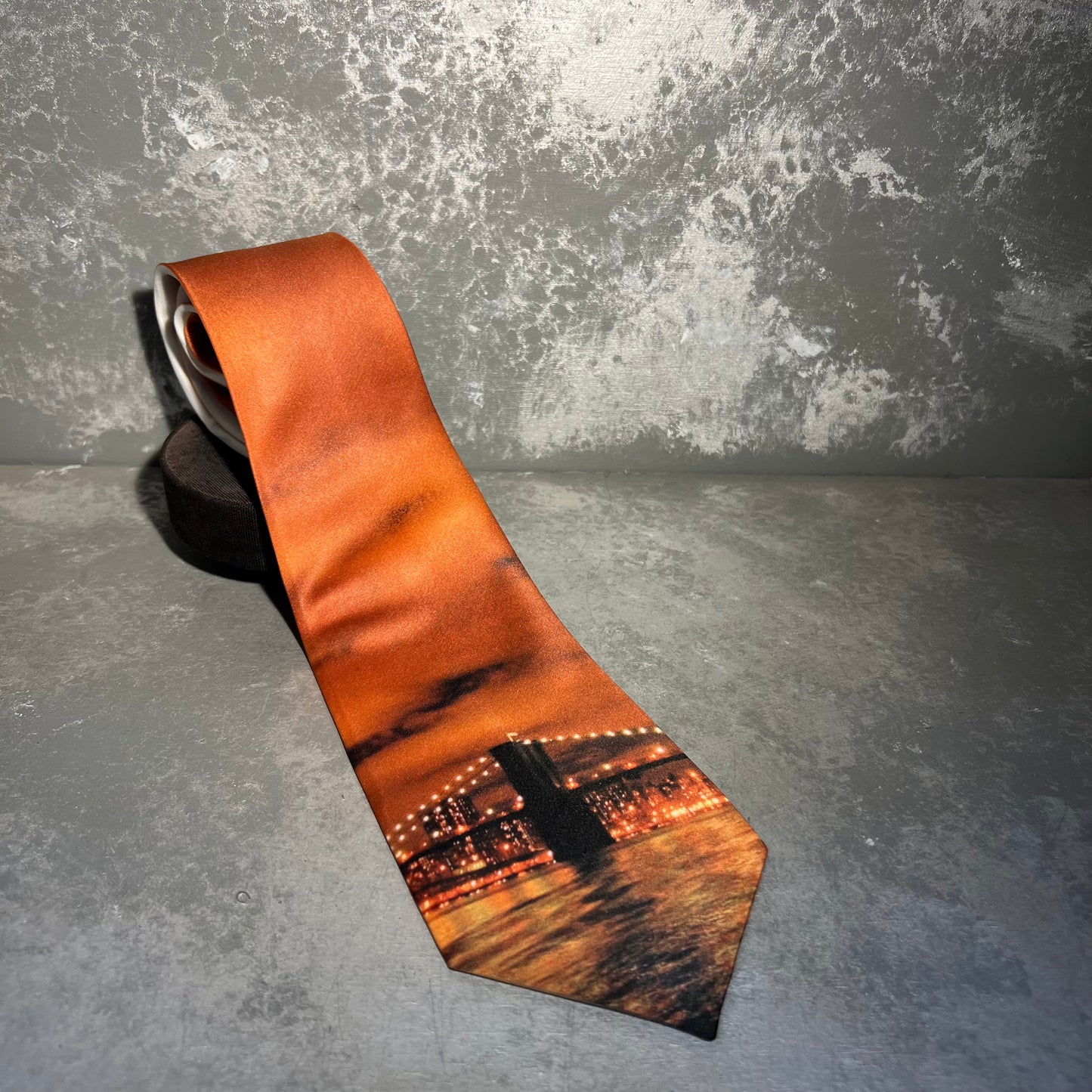 Bridge Sunset Tie
