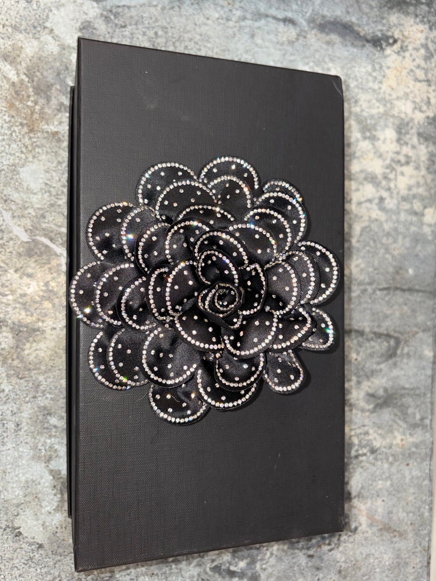 Diamond Studded Floral Pins