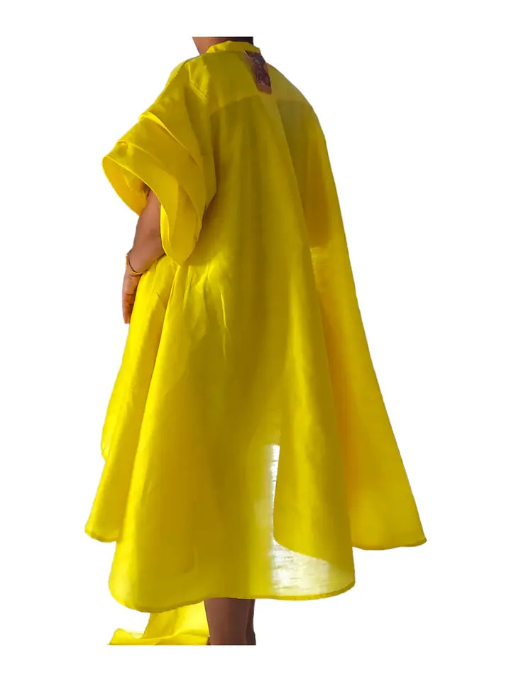 Swing Dress w/Ruffle Sleeve