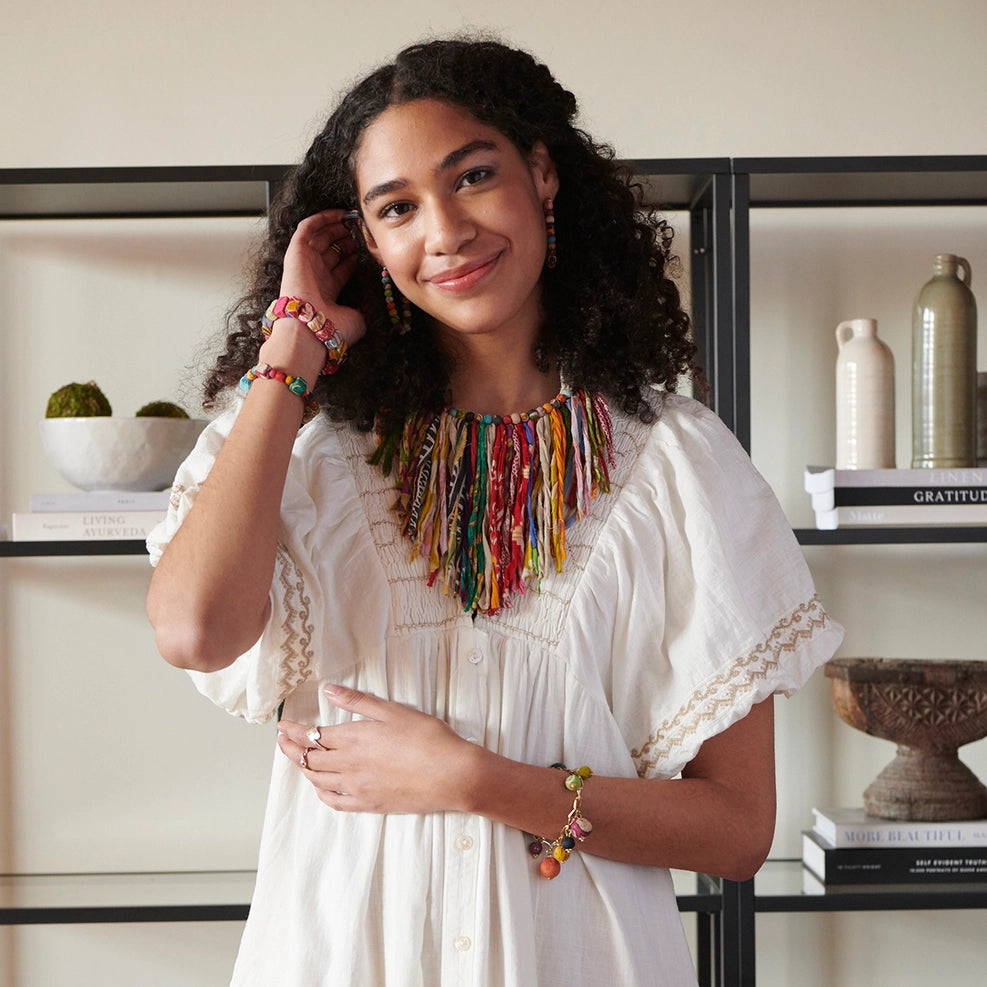 Artisan Fringe Necklace
