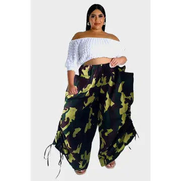 Urban Camo Palazzo Pants