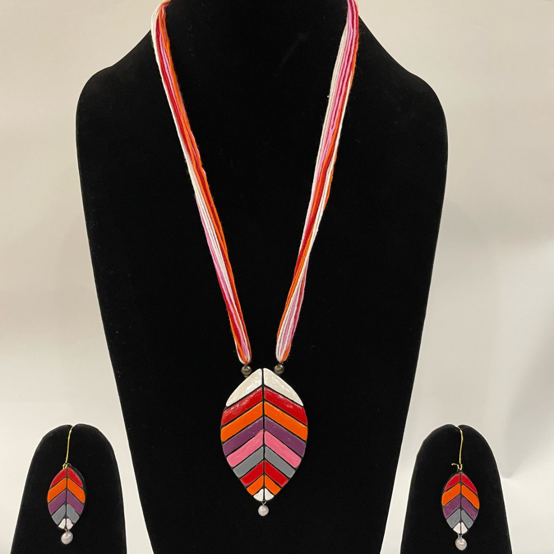 Boho Leaf Jewelry Set