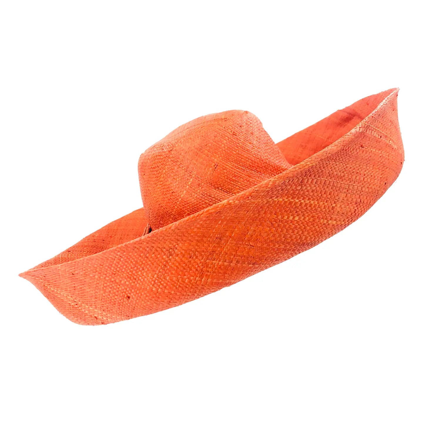 Sun Hats: Solid Color Packable Brim Raffia Straw