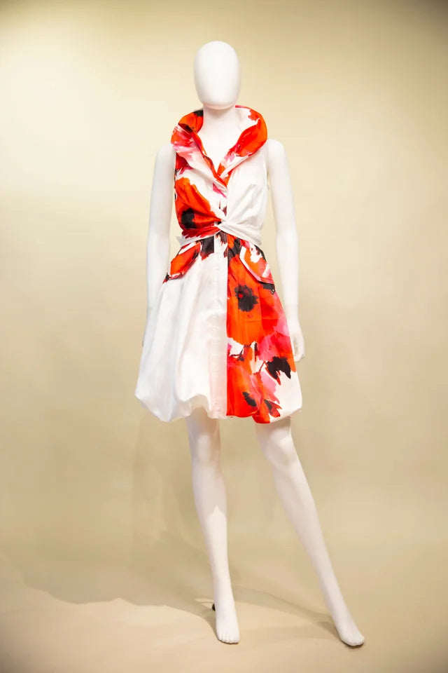 Radiant Bloom Cocktail Dress