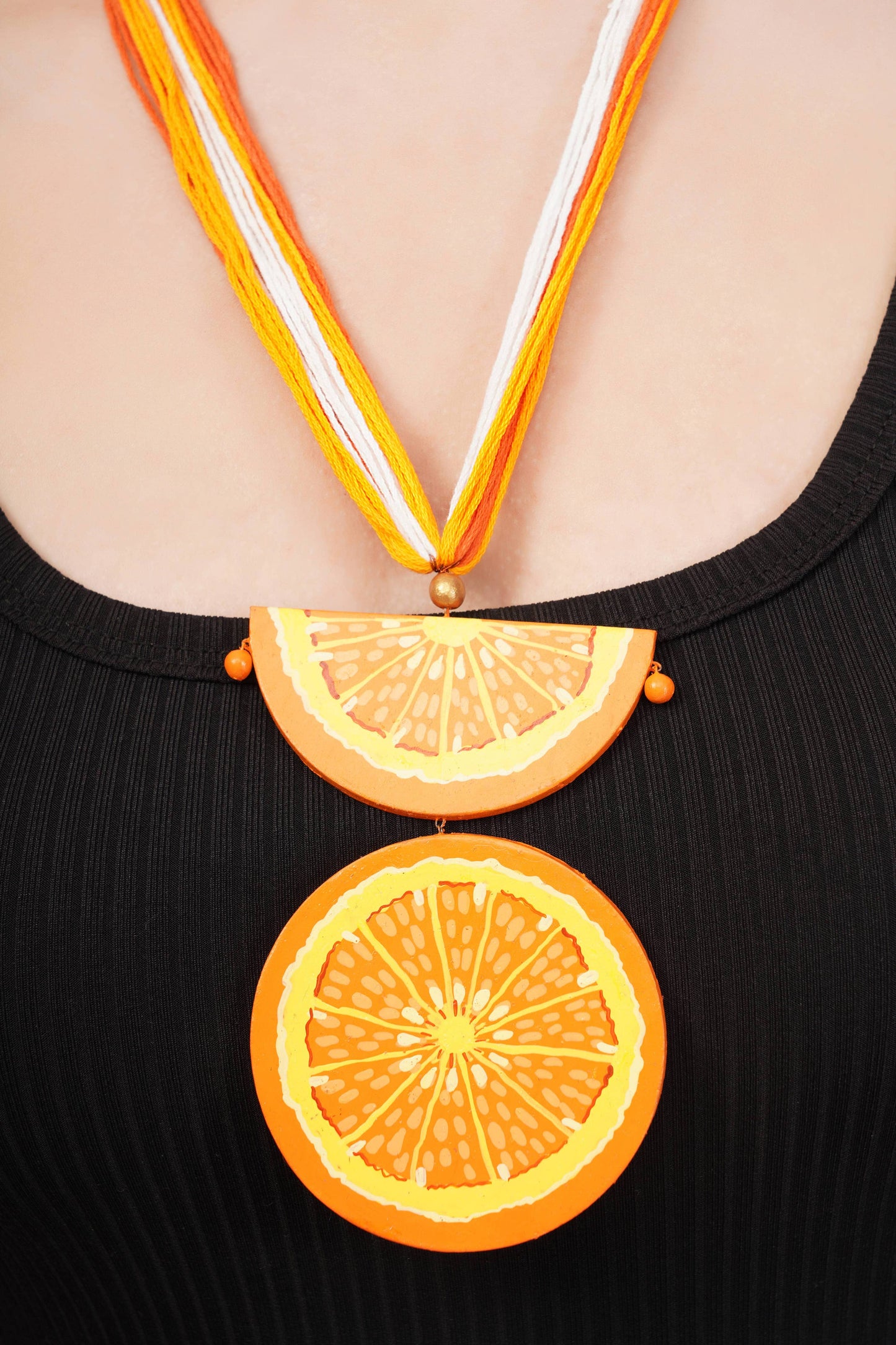 Orange Jewelry Set