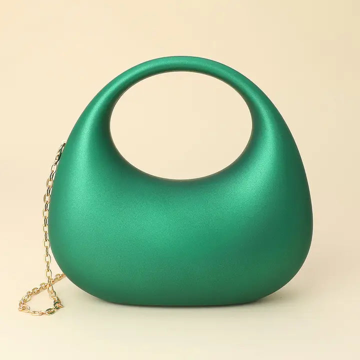 Matte Crescent Handbag