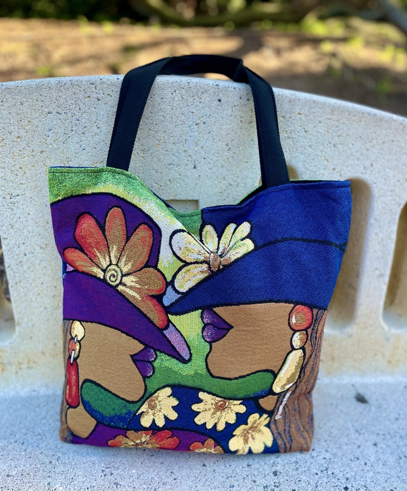 Sister Sunday Woven Tote Bag