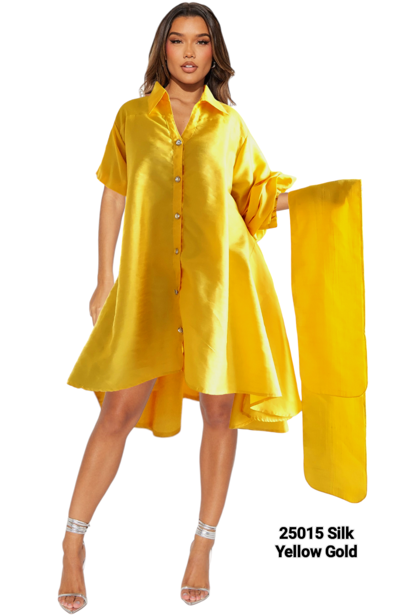 Swing Dress-Yellow Gold