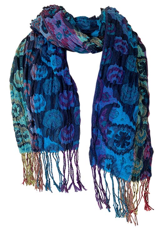 The Soft Flourish Ruffle Scarf