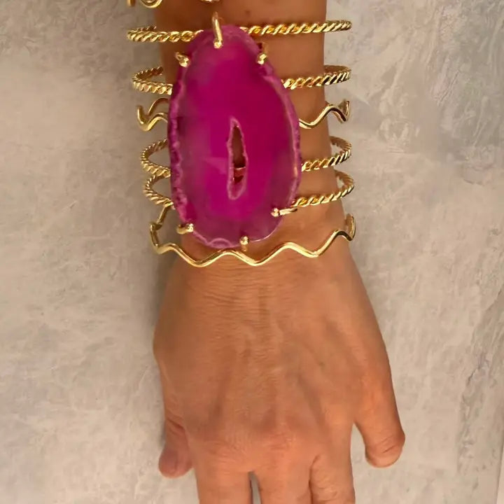 Pink Agate Bracelet