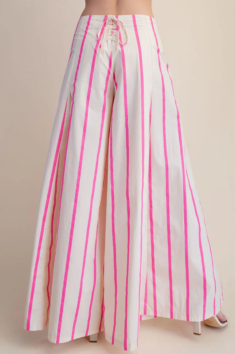 Rosé Runway Palazzo Pants