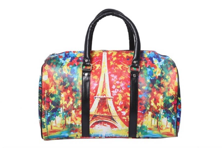 Eiffel Tower Paris Weekender Bag