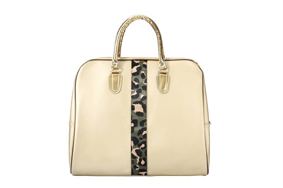 Animal Print Stripe Carry-On