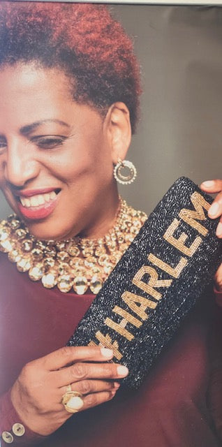 #Harlem Signature Hand-Beaded Evening Clutch