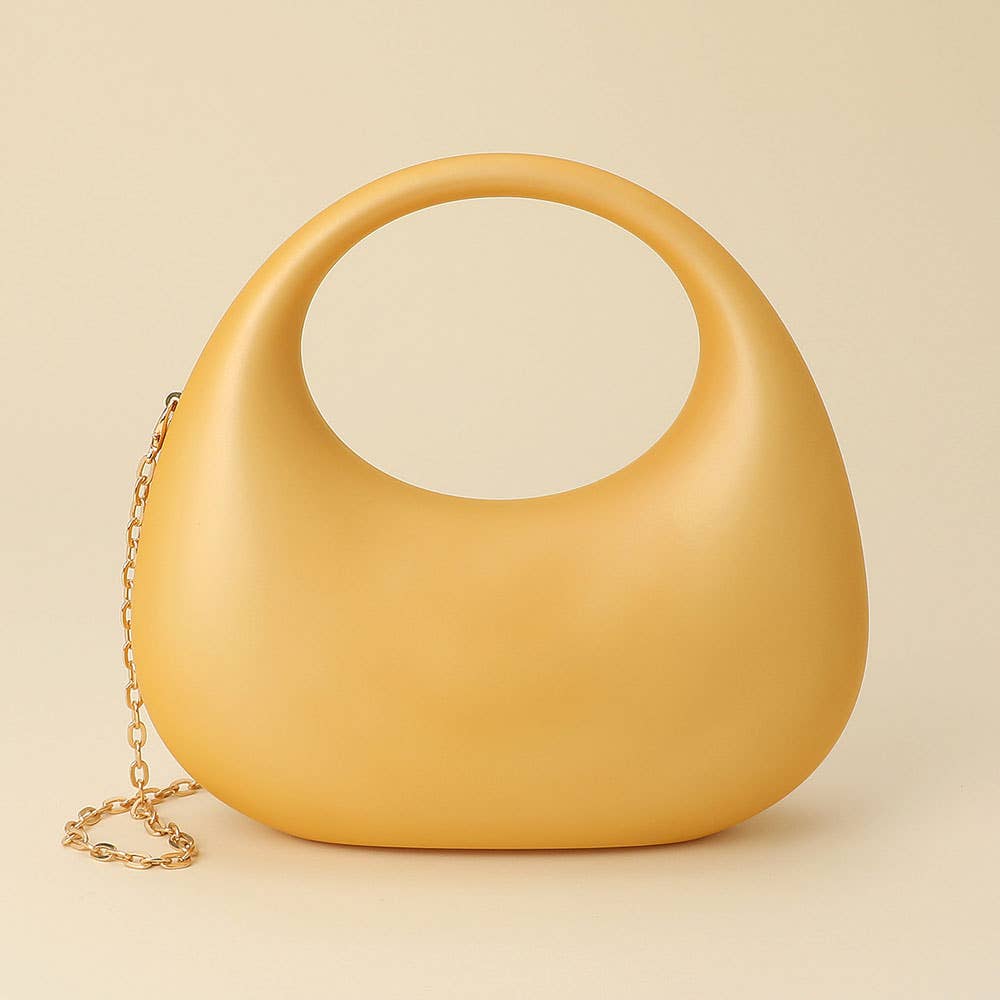 Crescent Matte Handbag