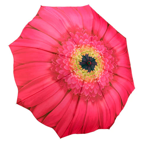 Pink Daisy Folding Umbrella