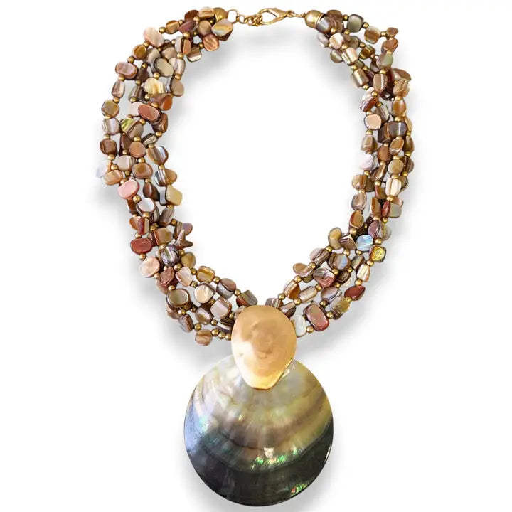 Mother of Pearl Shell Necklace