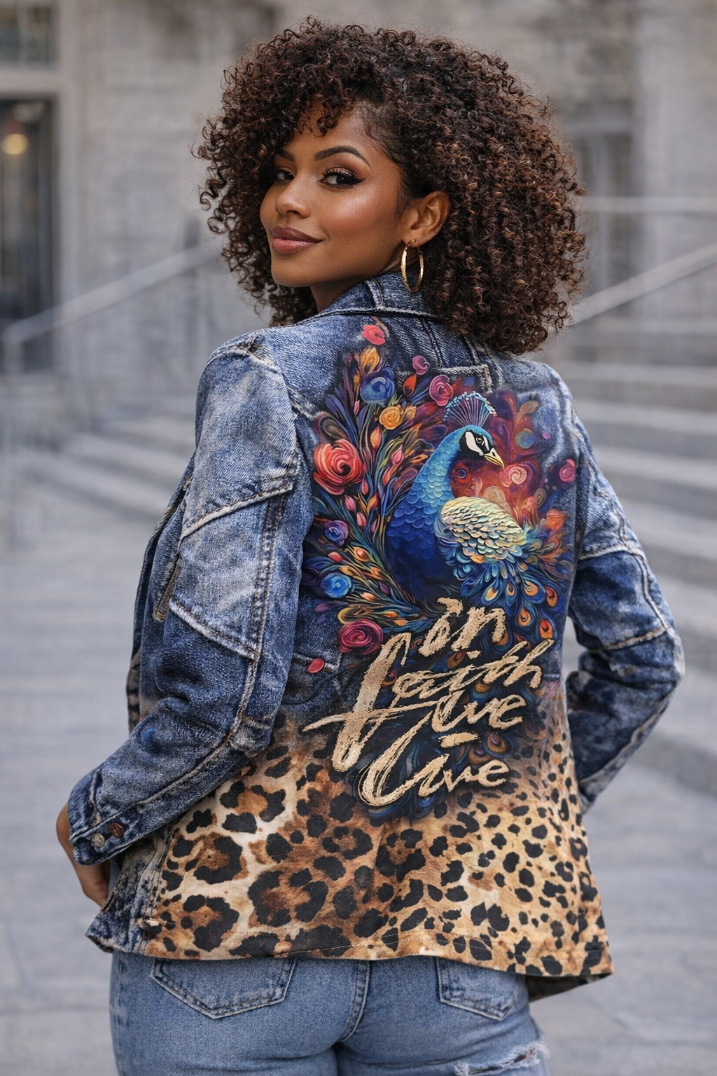 Leopard Print Blazer
