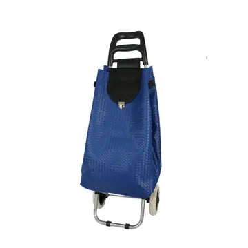 Faux Leather Shopping Cart With Flap