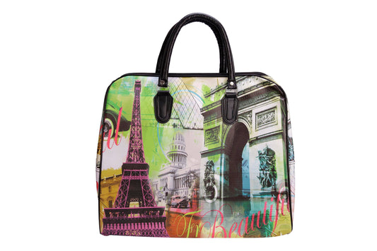 The Best Of France Print Duffle Bag