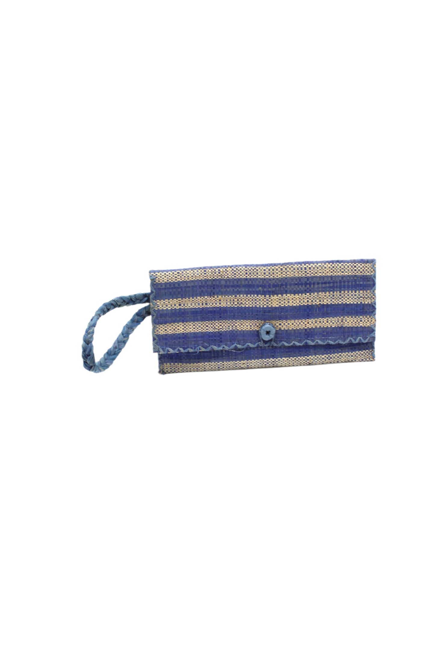 Straw Envelope Clutch Wristlet Bag