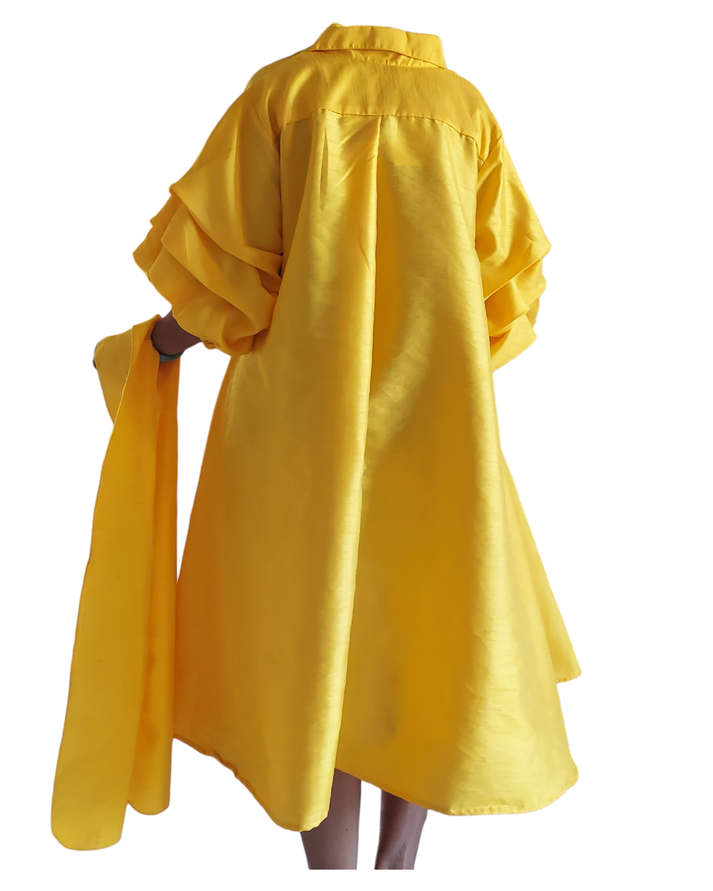 Swing Dress-Yellow Gold
