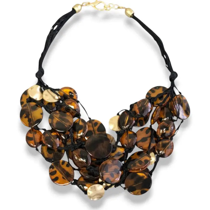 Chunky Tortoise Shell Necklace