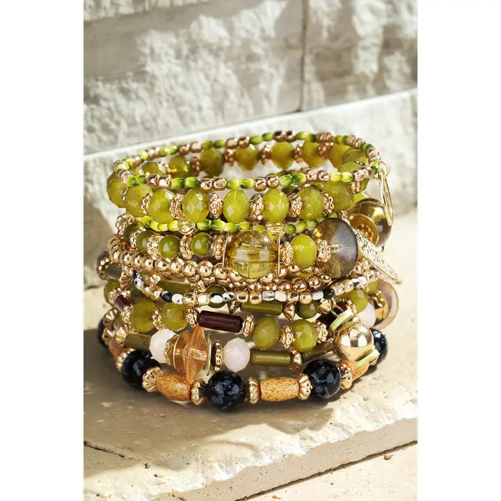 Multi-Layered Beaded Bracelet