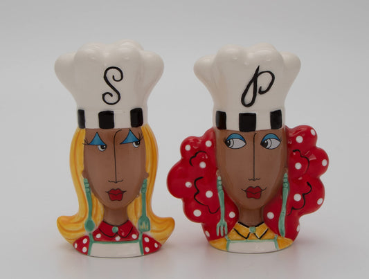 Chef Ladies Salt & Pepper Shaker