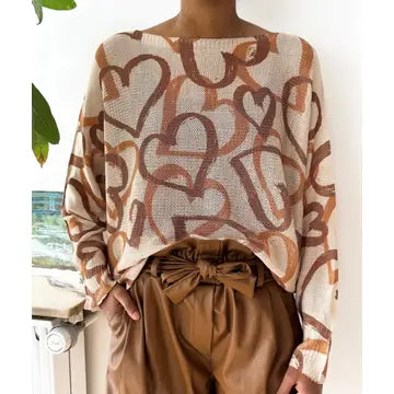 Knit Printed Sweater