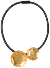 Golden Facet Collar Necklace