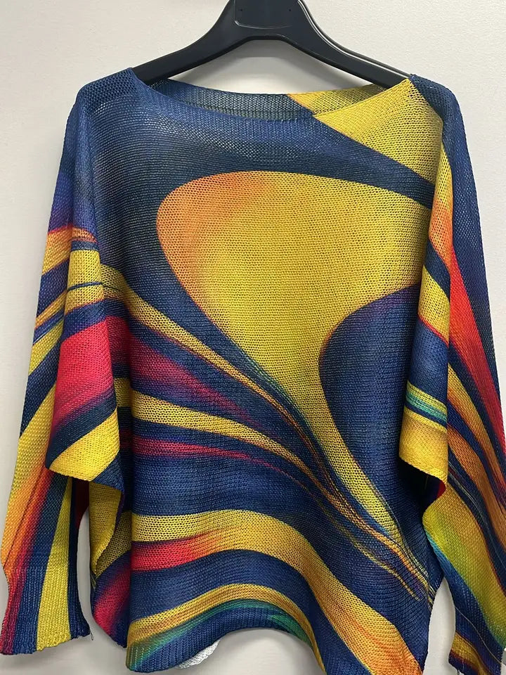 Knit Printed Sweater