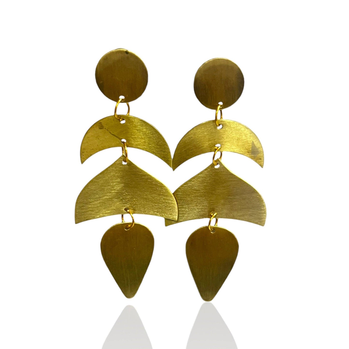 Sage Leaf Drops Earrings