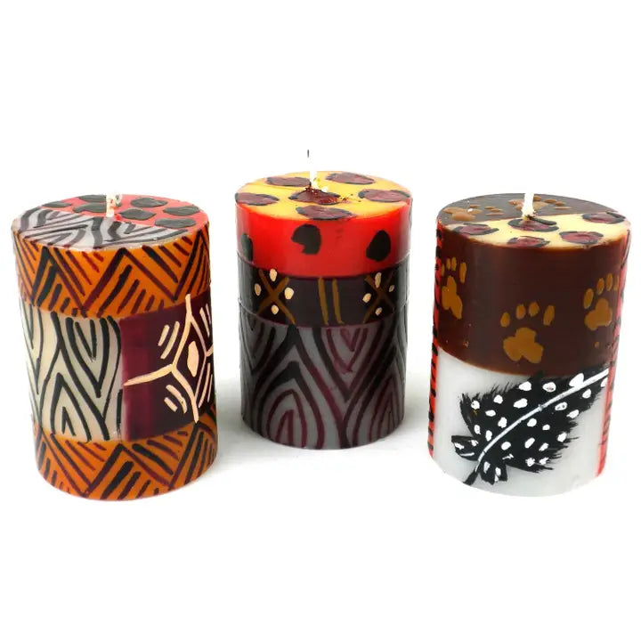 Hand-Painted Votive Candles