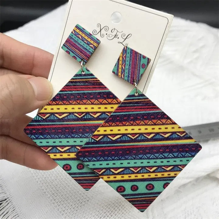 Boho Triangular Earrings
