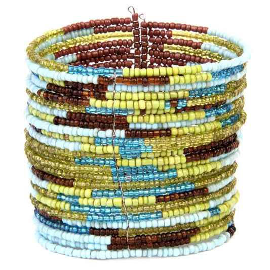 Wire Seed Bead Cuff