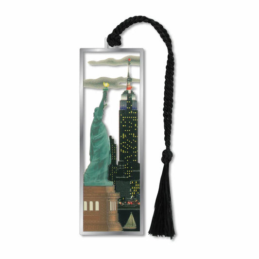 Liberty & The Empire State Metal Bookmark