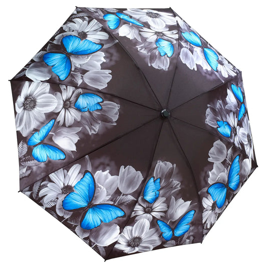 Blue Morpho Folding Umbrella