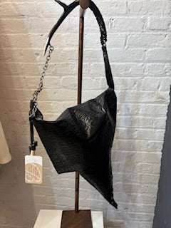 Black Tri-Angle w/Ateliers Handbag